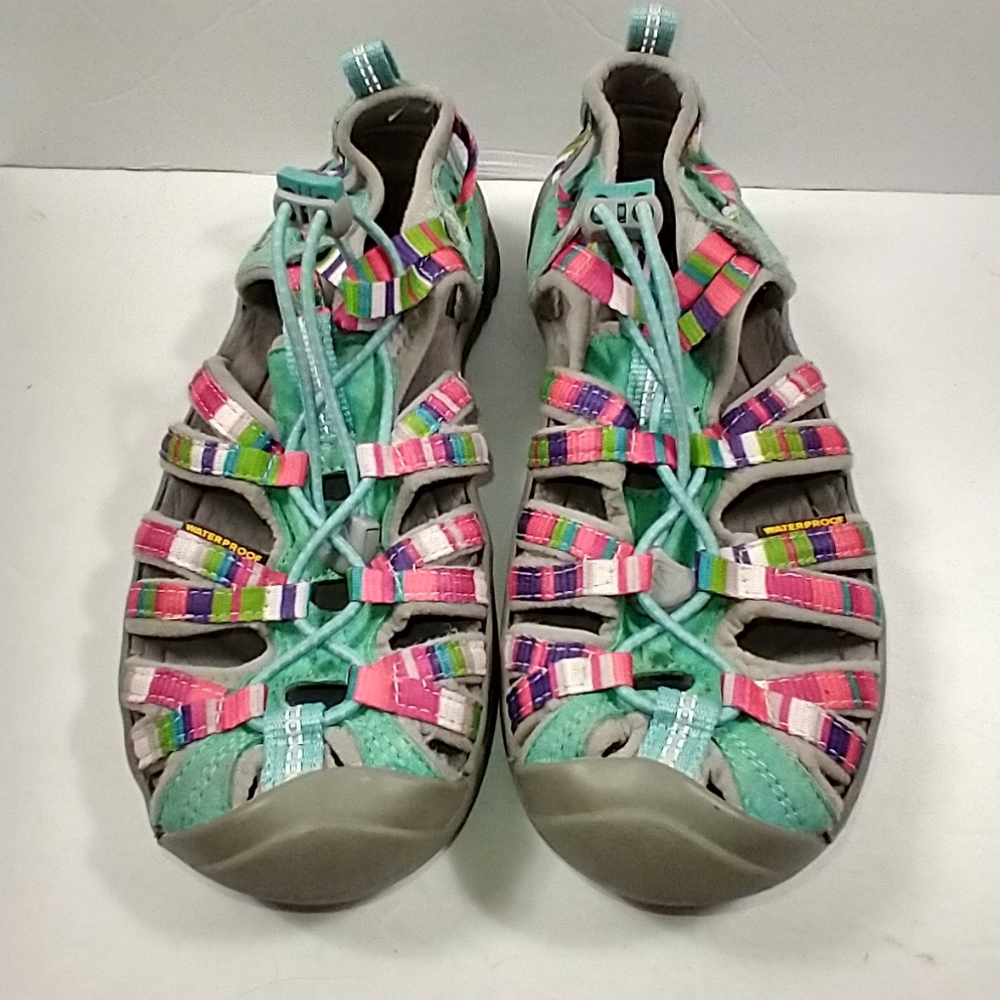 Keen Whisper Sport Sandals Raya Fusion Sandals Girl's sz 3 - Picture 2 of 9